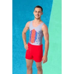 Rode Turnshort Voor Jongens