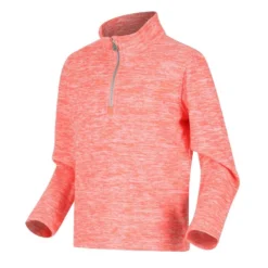 Regatta Shay Wandelfleece Met Halve Rits Voor Kinderen - Roze