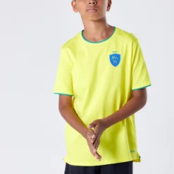 Kipsta SHIRT BRAZILIË FF100 KINDEREN 2022 -Mode Geest Verkoop shirt brazilie ff100 kinderen 2022 3