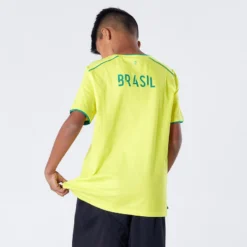 Kipsta SHIRT BRAZILIË FF100 KINDEREN 2022 -Mode Geest Verkoop shirt brazilie ff100 kinderen 2022 7