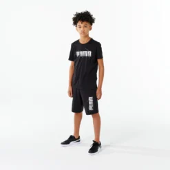 Puma Short Voor Jongens Zwart Met Opdruk -Mode Geest Verkoop short voor jongens zwart met opdruk 3