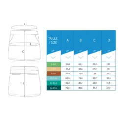 Shortrokje Voor Meisjes MW500 -Mode Geest Verkoop shortrokje voor golf meisjes mw500 wit 4