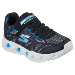 SKECHERS Kids VORTEX 2.0 Sneakers Zwart / Blauw / Zilver -Mode Geest Verkoop skechers kids vortex 20 sneakers zwart blauw zilver 2