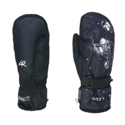 LEVEL Ski- En Snowboardhandschoenen Junior Zwart-Wit Jongens