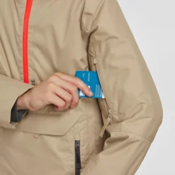 WEDZE SKI-JAS VOOR KINDEREN FR500 BEIGE -Mode Geest Verkoop ski jas voor kinderen fr500 beige 6