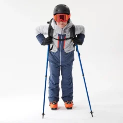 WEDZE Skibroek Voor Kinderen FR900 Met Rugbeschermer -Mode Geest Verkoop skibroek voor kinderen fr900 met rugbeschermer blauw 11