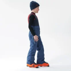 WEDZE Skibroek Voor Kinderen FR900 Met Rugbeschermer -Mode Geest Verkoop skibroek voor kinderen fr900 met rugbeschermer blauw 3
