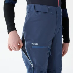 WEDZE Skibroek Voor Kinderen FR900 Met Rugbeschermer -Mode Geest Verkoop skibroek voor kinderen fr900 met rugbeschermer blauw 4
