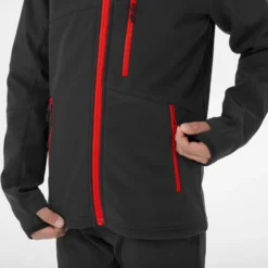 Quechua Softshell-wandeljas Voor Meisjes Hike 900 -Mode Geest Verkoop softshell jas voor wandelen kinderen mh550 zwart 7 15 jaar 3
