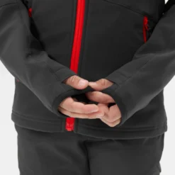 Quechua Softshell-wandeljas Voor Meisjes Hike 900 -Mode Geest Verkoop softshell jas voor wandelen kinderen mh550 zwart 7 15 jaar 7