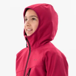 Quechua Softshell Jas Voor Wandelen Kinderen MH550 7-15 Jaar -Mode Geest Verkoop softshell wandeljas voor kinderen van 7 15 jaar mh550 framboos 5