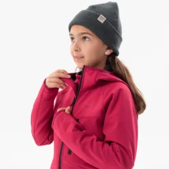 Quechua Softshell Jas Voor Wandelen Kinderen MH550 7-15 Jaar -Mode Geest Verkoop softshell wandeljas voor kinderen van 7 15 jaar mh550 framboos 7