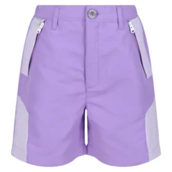 Regatta Sorcer Mountain II Korte Wandelbroek Voor Kinderen - Paars -Mode Geest Verkoop sorcer mountain ii korte wandelbroek voor kinderen paars 2