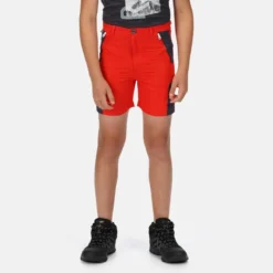 Regatta Sorcer Mountain II Korte Wandelbroek Voor Kinderen - Rood -Mode Geest Verkoop sorcer mountain ii korte wandelbroek voor kinderen rood 4