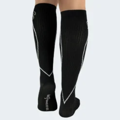 Sport Running Sokken Met Compressie | Knee Highs | Dames En Heren | Zwart -Mode Geest Verkoop sport running sokken met compressie knee highs dames en heren zwart 3