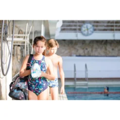 Sportbadpak Voor Zwemmen Meisjes Kamiye -Mode Geest Verkoop sportbadpak voor zwemmen meisjes kamiye print blauwroze 4
