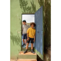 Decathlon Tennisschoenen Voor Kinderen Artengo TS160 Blauw Regenboog -Mode Geest Verkoop stevige sneakers met klittenband voor kinderen ts160 9