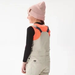 Stevige Snowboardbroek Voor Kinderen BIB 500 Meisjes Beige -Mode Geest Verkoop stevige snowboardbroek voor kinderen bib 500 meisjes beige 12