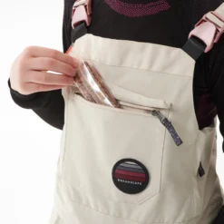 Stevige Snowboardbroek Voor Kinderen BIB 500 Meisjes Beige -Mode Geest Verkoop stevige snowboardbroek voor kinderen bib 500 meisjes beige 4