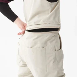 Stevige Snowboardbroek Voor Kinderen BIB 500 Meisjes Beige -Mode Geest Verkoop stevige snowboardbroek voor kinderen bib 500 meisjes beige 5