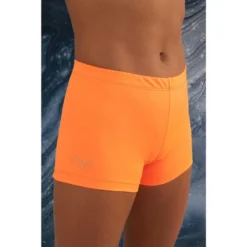Strakke Oranje Turn- En Dansshort Voor Meisjes