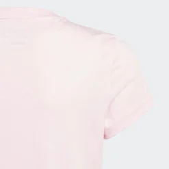ADIDAS T-shirt Voor Meisjes Roze Wit Groot Logo -Mode Geest Verkoop t shirt voor meisjes roze wit groot logo 3