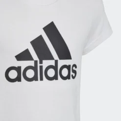 ADIDAS T-shirt Voor Meisjes Wit Met Zwart Logo -Mode Geest Verkoop t shirt voor meisjes wit met zwart logo 2