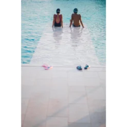 TEENSLIPPERS VOOR AAN HET ZWEMBAD KINDEREN TONGA 500 ROZE MET STRANDPRINT -Mode Geest Verkoop teenslippers voor aan het zwembad kinderen tonga 500 roze met strandprint 6