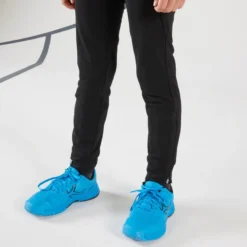 Artengo Thermische Tennisbroek Voor Jongens -Mode Geest Verkoop tennisbroek voor jongens tpa 500 zwart 2