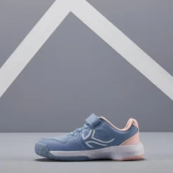 Artengo TENNISSCHOENEN VOOR KINDEREN TS530 KLITTENBAND -Mode Geest Verkoop tennisschoenen voor kinderen ts530 klittenband grijs roze 2