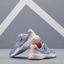 Artengo TENNISSCHOENEN VOOR KINDEREN TS530 KLITTENBAND -Mode Geest Verkoop tennisschoenen voor kinderen ts530 klittenband grijs roze 4