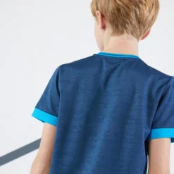 Artengo Tennisshirt Voor Jongens TTS Dry -Mode Geest Verkoop tennisshirt voor jongens tts dry blauw 2