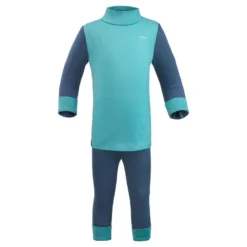 WEDZE Thermobroek Voor Peuters Merinowol MERIWARM -Mode Geest Verkoop thermobroek voor peuters merinowol meriwarm turquoise 8