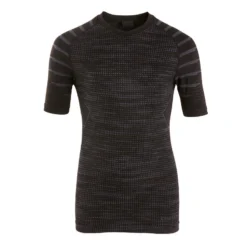 Kipsta Thermoshirt Met Korte Mouwen Kinderen Keepdry 500 Zwart -Mode Geest Verkoop thermoshirt met korte mouwen kinderen keepdry 500 zwart 2