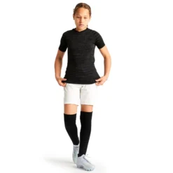 Kipsta Thermoshirt Met Korte Mouwen Kinderen Keepdry 500 Zwart -Mode Geest Verkoop thermoshirt met korte mouwen kinderen keepdry 500 zwart 4