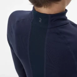 WEDZE Thermoshirt Voor Skiën Kinderen 500 1/2 Rits -Mode Geest Verkoop thermoshirt voor skien voor kinderen bl 500 12 rits blauw 2