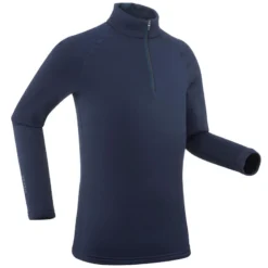 WEDZE Thermoshirt Voor Skiën Kinderen 500 1/2 Rits