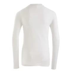 Kipsta THERMOSHIRT MET LANGE MOUWEN VOOR VOETBAL VOOR KINDEREN KEEPDRY 500 BLAUW INDIGO -Mode Geest Verkoop thermoshirt voor voetbal voor kinderen keepdry 500 met lange mouwen wit 2