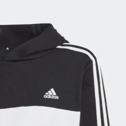 ADIDAS Tiberio 3-Stripes Colorblock Fleece Hoodie Kids -Mode Geest Verkoop tiberio 3 stripes colorblock fleece hoodie kids 4