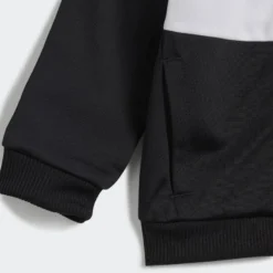 ADIDAS Tiberio 3-Stripes Colorblock Shiny Trainingspak Kids -Mode Geest Verkoop tiberio 3 stripes colorblock shiny trainingspak kids 2