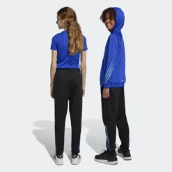 ADIDAS Train Icons AEROREADY 3-Stripes Knit Broek -Mode Geest Verkoop train icons aeroready 3 stripes knit broek 2