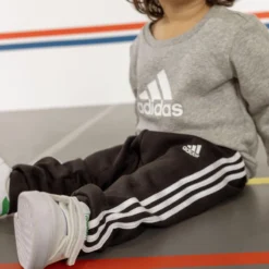 ADIDAS Trainingspak Peuters Grijs Zwart -Mode Geest Verkoop trainingspak peuters grijs zwart 8