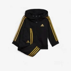 ADIDAS Trainingspak Peuters Zwart Goudkleurig