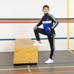 ADIDAS TRAININGSPAK VOOR KINDEREN COLORBLOCK BLAUW -Mode Geest Verkoop trainingspak voor kinderen colorblock blauw 15