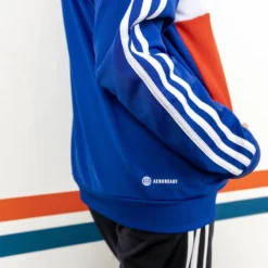 ADIDAS TRAININGSPAK VOOR KINDEREN COLORBLOCK BLAUW/ROOD -Mode Geest Verkoop trainingspak voor kinderen colorblock blauwrood 9