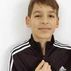 ADIDAS Trainingspak Voor Kinderen Colorblock Zwart -Mode Geest Verkoop trainingspak voor kinderen colorblock zwart 9