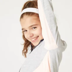 Trainingspak Voor Kinderen S500 -Mode Geest Verkoop trainingspak voor kinderen s500 gemeleerd grijs en roze 4