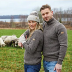 Trui NLS Petal Birch Ronde Hals - 100% Zuivere Ongeverfde Wol -Mode Geest Verkoop trui nls petal birch ronde hals 100 zuivere ongeverfde wol 2