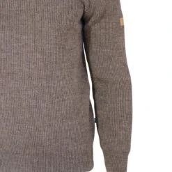 Trui NLS Root Nutmeg Ronde Hals - 100% Zuivere Ongeverfde Wol -Mode Geest Verkoop trui nls root nutmeg ronde hals 100 zuivere ongeverfde wol 2