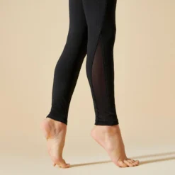 Turnlegging Met Lovertjes Voor Meisjes Zwart -Mode Geest Verkoop turnlegging met lovertjes voor meisjes zwart 4
